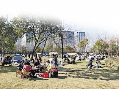 青团卖爆、帐篷热销、短途游热…… 乐清春天消费市场“热力全开”